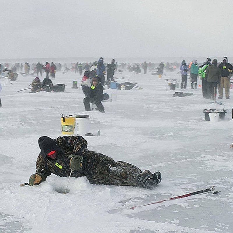 Ice fishing game online in Germany